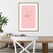 Graceful Bird I (Flamingo) by Eva Watts 16-in. W x 23-in. H. Canvas Wall Art Print Framed in Gold